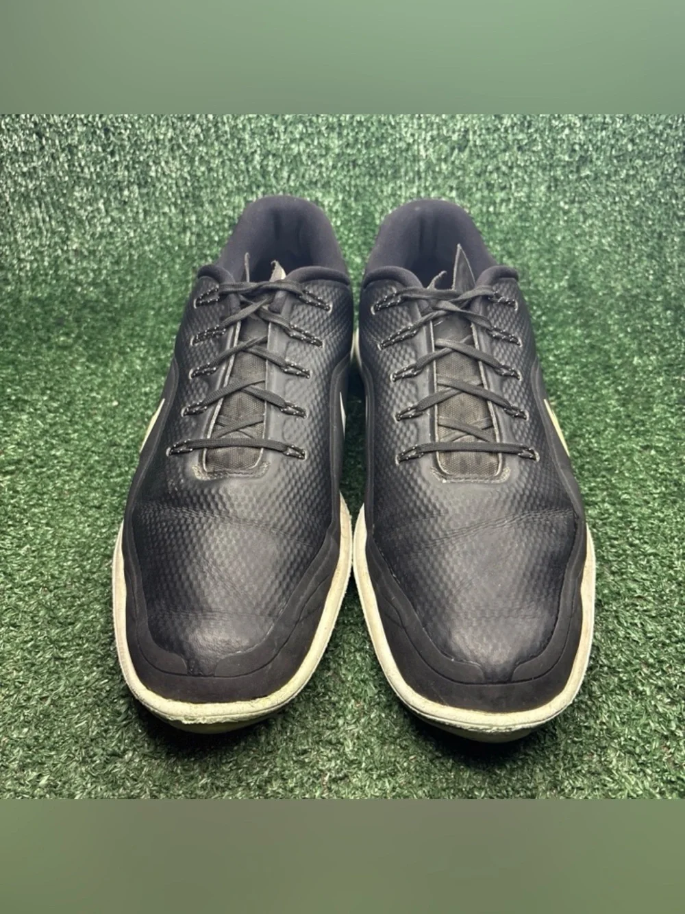 Nike Lunar Control Vapor 2 Golf Shoes Men’s 10.5 899633-002‎ Black White